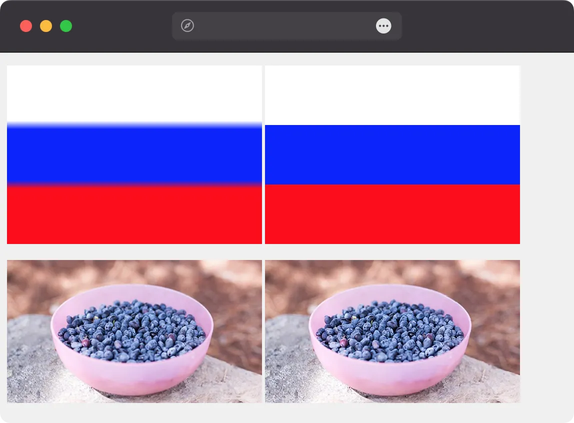 Повышение резкости изображений